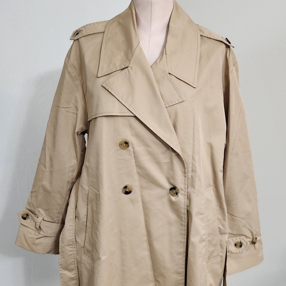 MNG Cotton Trench Coat - Picture 12 of 16